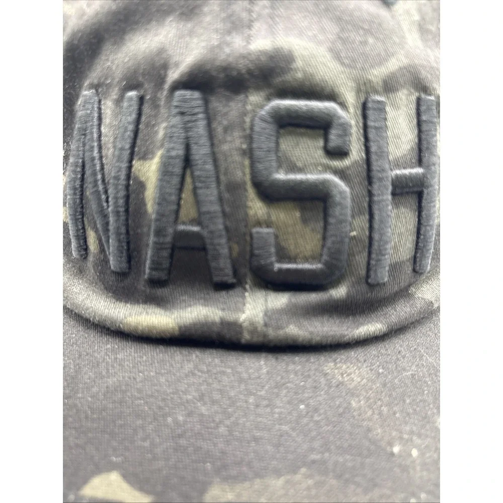 NASH Hat Cap THE NASH COLLECTION Camo Camouflage Adjustable Strap Back OSFM EUC